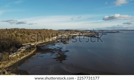 Charlestown, Limekilns and Firth of Forth view, Fife, Scotland