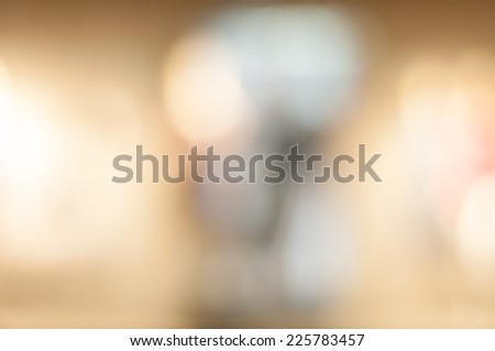 Store blur background with bokeh