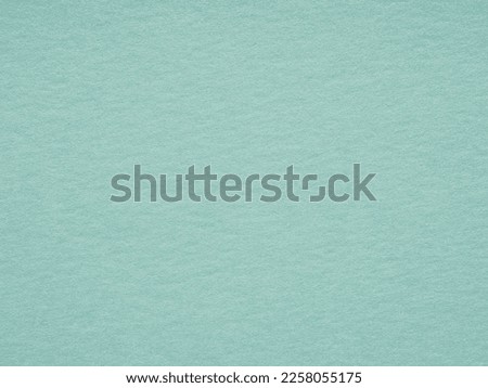 Aquamarine, turquoise or soft blue matte paper texture, abstract background. Blank page sheet decor. Background for vintage handcrafts, 3d, retro new year decoration, lettering, wall screen saver.