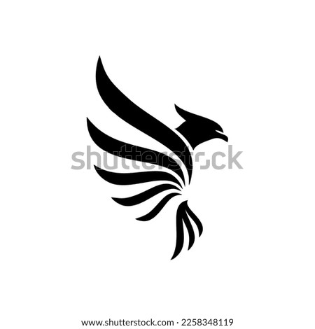 Ilustration vector graphic icon of eagle
