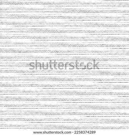 Discontinuous thin stripes drawn horizontally and unevenly on a flat white surface. Striped background. Vector seamless. Royalty-Free Stock Photo #2258374289