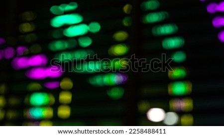 Defocused abstract neon lights photo background