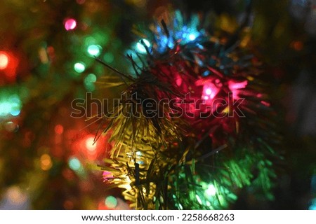 Christmas Abstract Pic of Lights