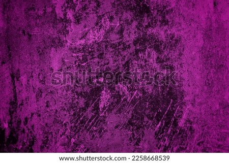 cracked wall background with purple color, old wall graffiti with crack art, peeling wall surface with old wall graffiti