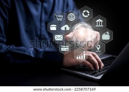 mobile bank credit card icon.register financial account on mobile. Icon finance on laptop virtual screen hologram technology theme, business, register, credit card . 2FA, factor authentication code