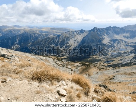 Amazing Summer landscape of Rila mountain near Musala peak, Bulgaria