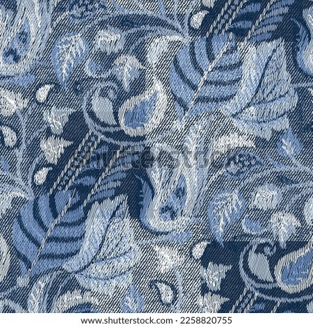 denim textures patchwork pattern textures background Royalty-Free Stock Photo #2258820755