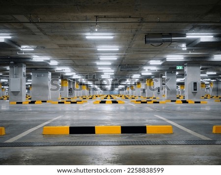 Parking lot indoor car park Building basement