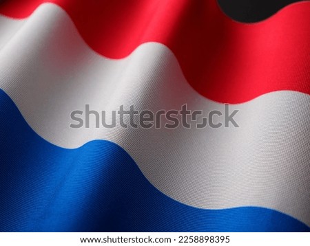 The national flag of Netherlands