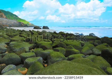 Seascape at Con Dao Island of Vietnam. Royalty-Free Stock Photo #2258915459