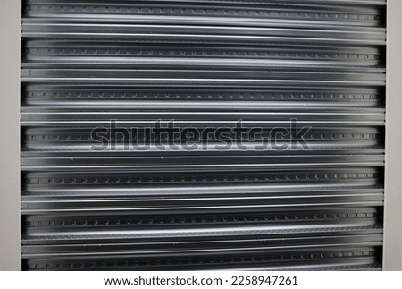 Composite metal floor galvanized steel decking viewed from underneath