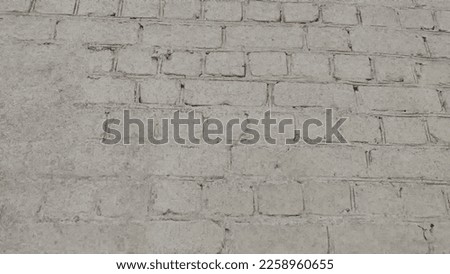 White brick for background or texture. Design outdoor