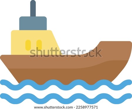 cruise  Vector illustration on a transparent background. Premium quality symmbols. Line Color vector icons for concept and graphic design. 
