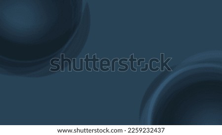 Wallpaper of two large blue circles with margins