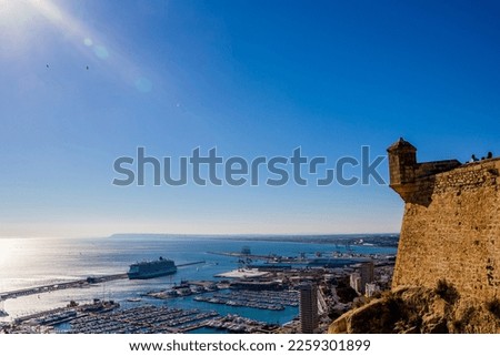 beautiful viewpoint castle of saint barbara alicante city view hisoania landmark