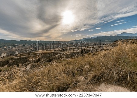 Gorgeous mountains at Mirador Barrancos de Gebas in regional park Sierra Espuna, Murcia, Spain