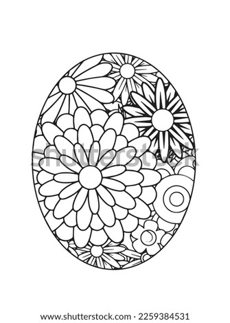 Easter Egg Coloring pages .