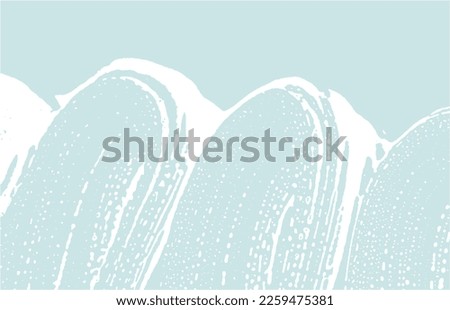 Grunge texture. Distress blue rough trace. Cool background. Noise dirty grunge texture. Alluring artistic surface. Vector illustration.