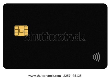 a credit card on a png background Royalty-Free Stock Photo #2259495135