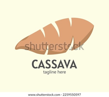cassava logo vector. cassava logo icon. cassava logo vector illustration. Royalty-Free Stock Photo #2259550597