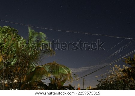 beautiful starry night of Cuba
