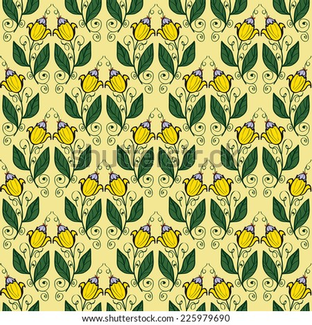 Seamless floral pattern for your design