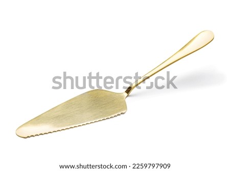 Cake spatula isolated on white background Royalty-Free Stock Photo #2259797909