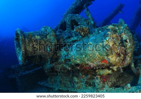 under water wreck SS Thistlegorm  Royalty-Free Stock Photo #2259823405