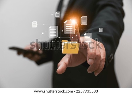 Idea for uploading documents from folders open file folder with empty documents fly Backup transfer. File sharing. Document transfer concept. document storage