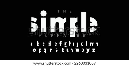 modern creative minimal alphabet small letter logo design Royalty-Free Stock Photo #2260031059