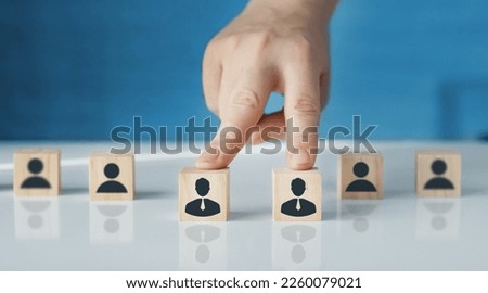 Business liders team indicates the direction of the movement towards the goal. Business competition concept. Royalty-Free Stock Photo #2260079021