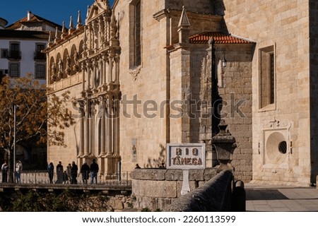 The church, monastery and bridge attributed and dedicated to Gonçalo de Amarante - Tamega River Sign, Portugal