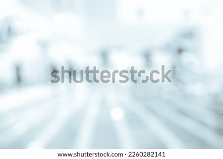 BLURRED OFFICE BACKGROUND, SPACIOUS BUSINESS ROOM, LIGHT COMMERCIAL HALL, MODERN BLURRY INTERIOR