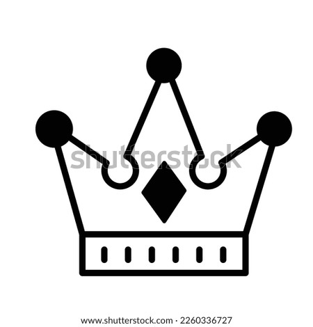 Crown Vector Icon easily modified 

