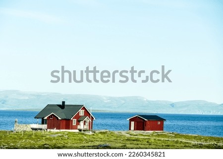 red barn in field, beautiful photo digital picture
