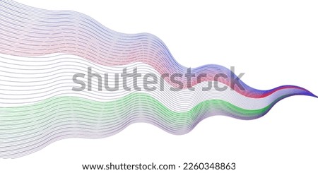 Colorful Abstract wave background. Vector illustration for your design