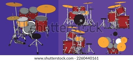 acoustic drums percussion musical instrument