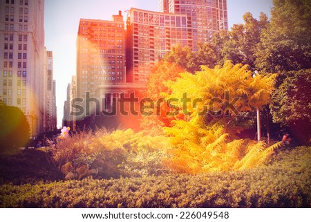 Autumn in the City  Royalty-Free Stock Photo #226049548