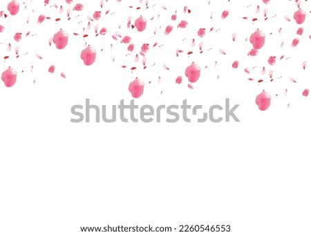 cherry flowers and background pattern