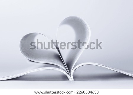 Heart shaped creativity in educational knowledge books