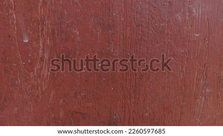 wood that is painted reddish brown