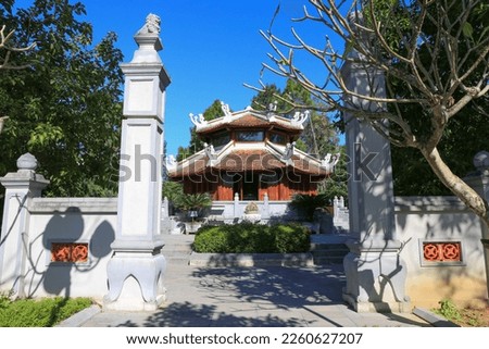 Temple of General Secretary Tran Phu at Ke Go Lake