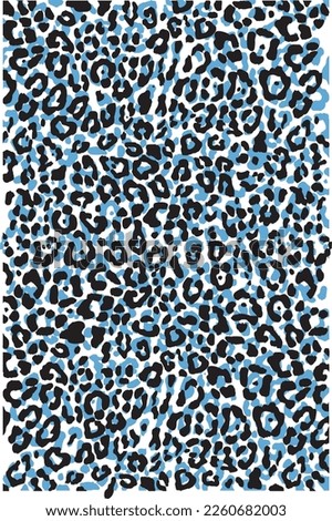 colorful ethnic leopard figure pattern pattern suitable for textile white background