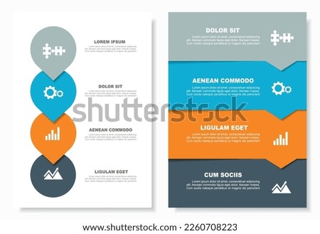 Infographic design template with place for your data. Vector illustration. Royalty-Free Stock Photo #2260708223
