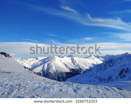 Skiing in Alps, Livigno, Italy