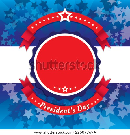 presidents day - united states. vector illustration