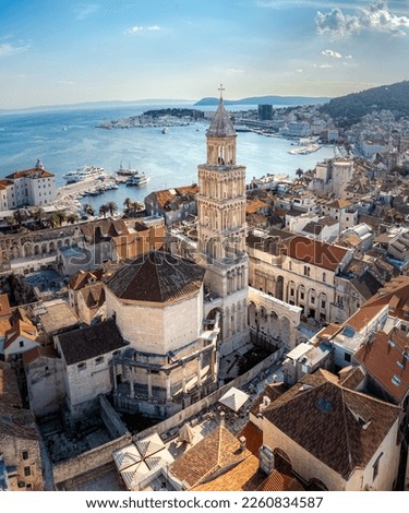 Saint Domnius Bell Tower, Split, Croatia Royalty-Free Stock Photo #2260834587