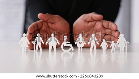 Diversity And Inclusion At Workplace. Inclusive Hiring And Insurance Royalty-Free Stock Photo #2260843289