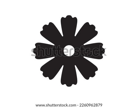 Japanese style icon [petal] vector illustration