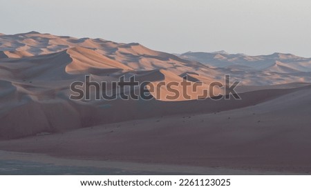 Dunes in the Empty Quarter in Saudi Arabia Royalty-Free Stock Photo #2261123025